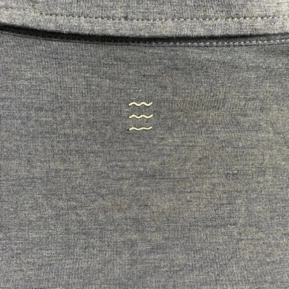 Free Fly Mens Polo Shirt Size Medium Blue Short Sleeve Bamboo Jersey Performance - Picture 6 of 7